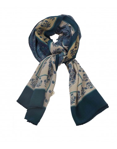 Crepe Silk Scarf - Tine Floral