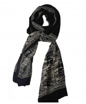 Crepe Silk Scarf - Little Paisley