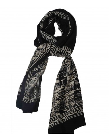 Crepe Silk Scarf - Little Paisley