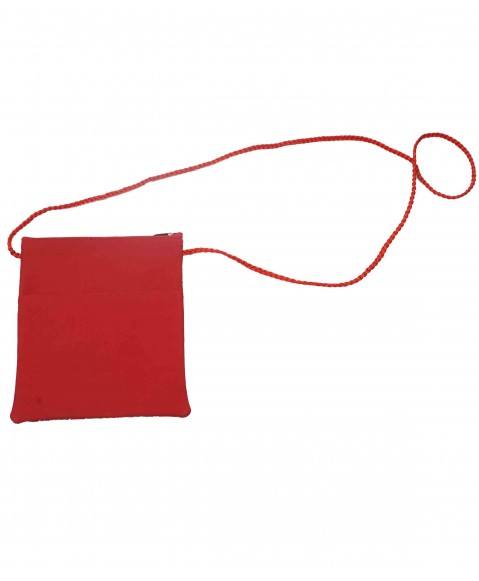 Sling Bag - Big Beige Floral On Red Base