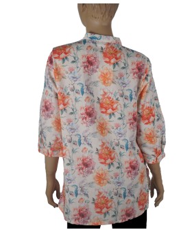 Casual Shirt - Orange Floral
