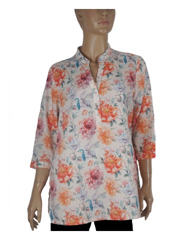 Casual Shirt - Orange Floral