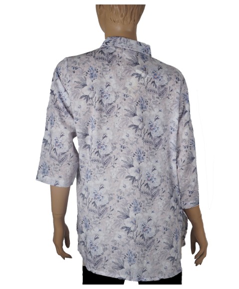Casual Shirt - Lavender Floral Casual Shirt - Lavender Floral