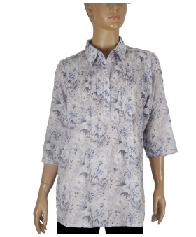 Casual Shirt - Lavender Floral