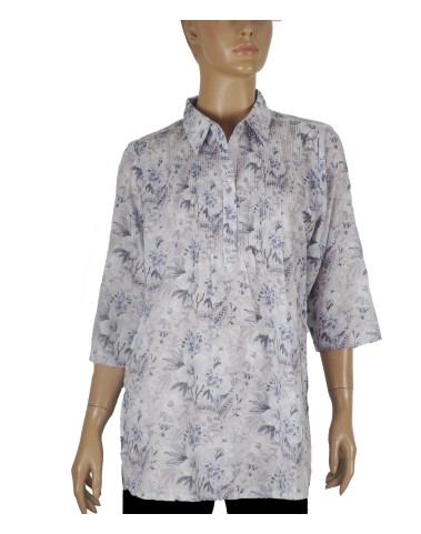 Casual Shirt - Lavender Floral Casual Shirt - Lavender Floral