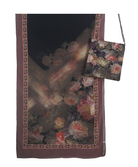 Scarf Set - Big Flowers