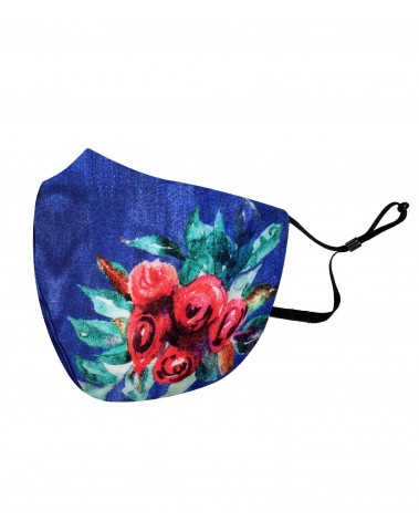 Fashion Accessories - Red Roses On Blue