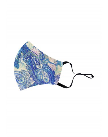 Fashion Accessories - White And Blue Paisley