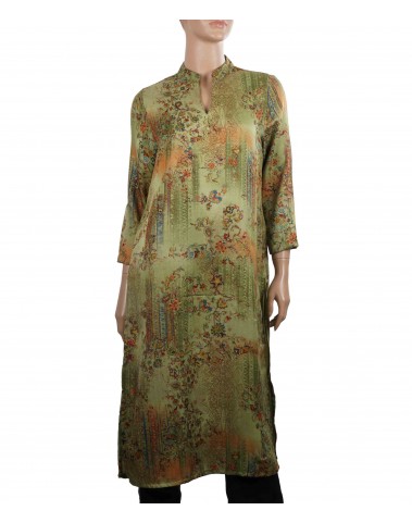 Tunic - Pista Green Floral