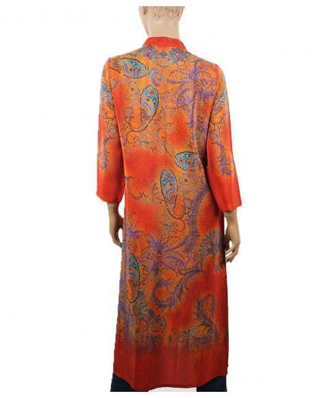 Tunic - Red Big Paisley