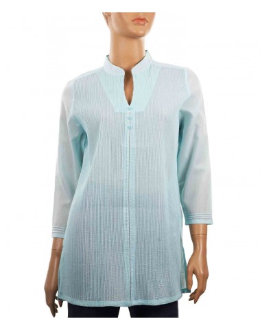 Casual Kurti - Aqua Pintuck