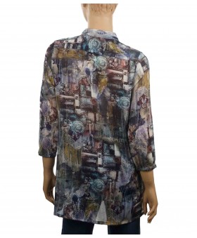 Casual Kurti - Abstract Pintuck