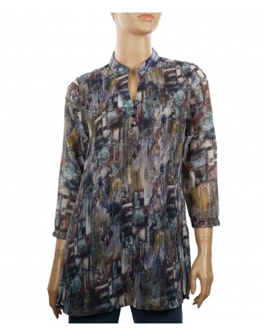 Casual Kurti - Abstract Pintuck