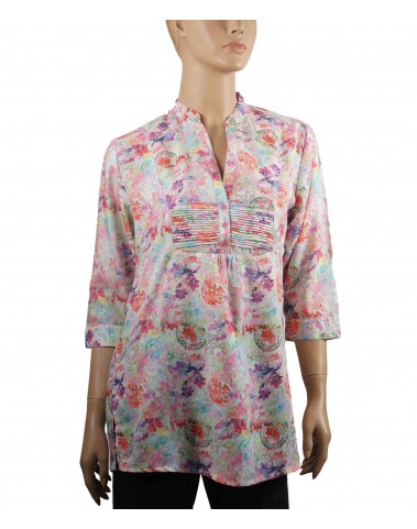 Casual Kurti - Floral Splash