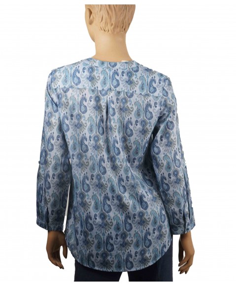 Casual Kurti - Blue Paisley