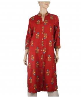 Tunic - Red Embroidery