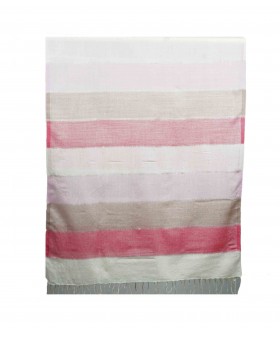 Missing Stripe Stole - Shades of Pink