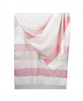 Missing Stripe Stole - Shades of Pink