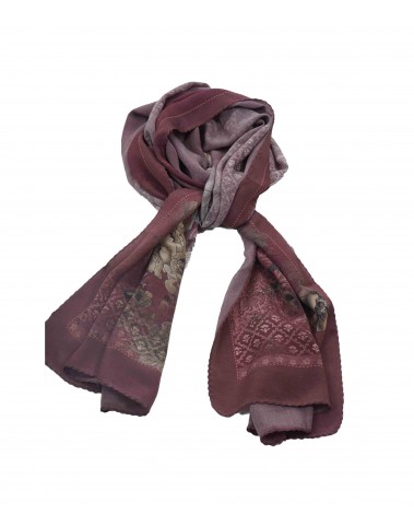 Crepe Silk Scarf - Floral Garden