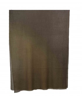 Shaded Ombre Stole - Shades Of Olive Green