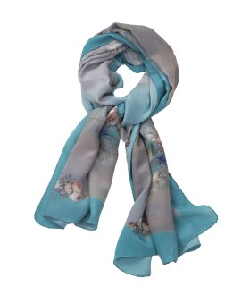 Crepe Silk Scarf - Pretty Floral