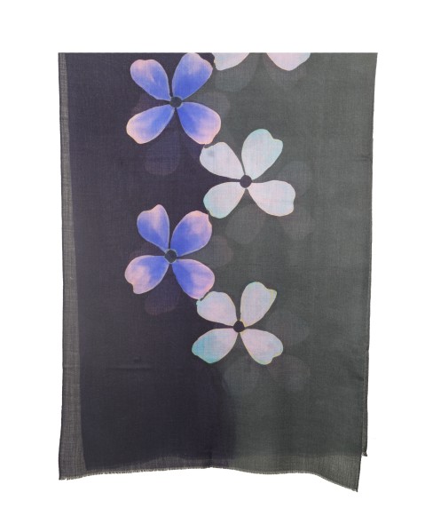 Plain Stole - Big Flowers 