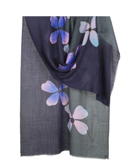 Plain Stole - Big Flowers 