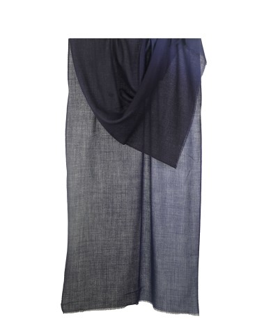 Shaded Ombre Stole - Deep Indigo Shade