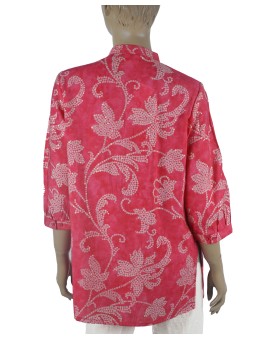 Casual Shirt - Pink Bandhani