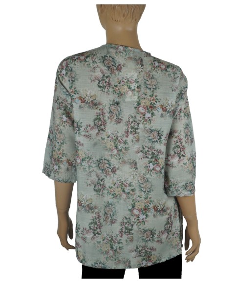 Casual Shirt - Green Pretty Floral Casual Shirt - Green Pretty Floral