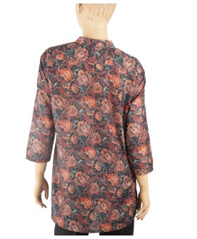 Casual Kurti - Brown Floral