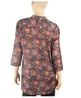 Casual Kurti - Brown Floral