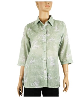 Casual Kurti - Pastel Green Yolk Pintuck