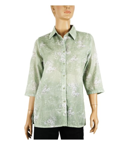 Casual Kurti - Pastel Green Yolk Pintuck