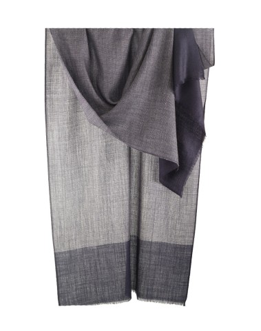 Muffler -  Navy Blue with Small White Dotted