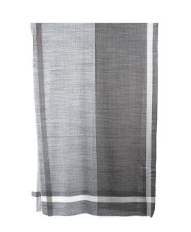Muffler -  White & Cement Grey