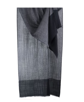 Muffler -  Black Base With White Dotted