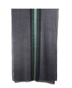Muffler - Navy Blue & Green