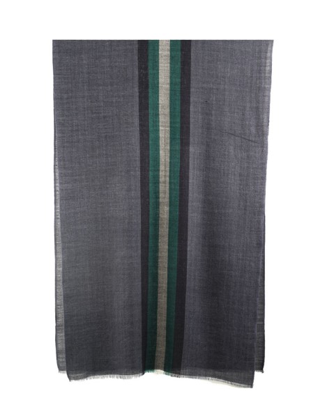 Muffler - Navy Blue & Green