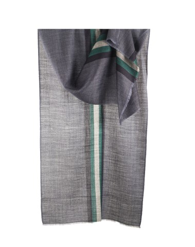 Muffler - Navy Blue & Green