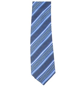 Woven Tie - Little Squares And Lines 