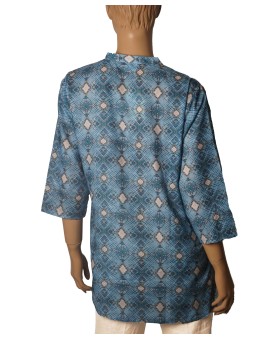 Casual Shirt - Dusty Aqua Dimond