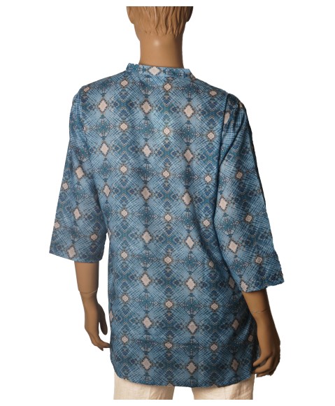 Casual Shirt - Dusty Aqua Dimond Casual Shirt - Dusty Aqua Dimond