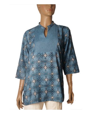 Casual Shirt - Dusty Aqua Dimond
