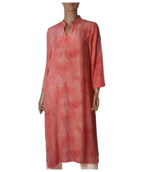 Tunic - Peach Paisley