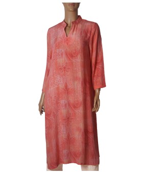 Tunic - Peach Paisley