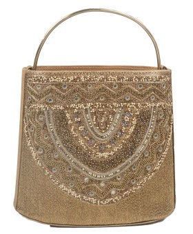 Manar Bag - Golden Embroidered