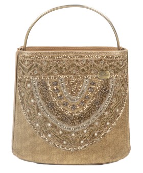 Manar Bag - Golden Embroidered
