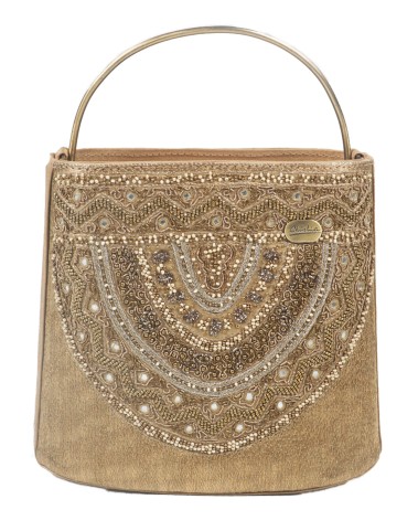 Manar Bag - Golden Embroidered