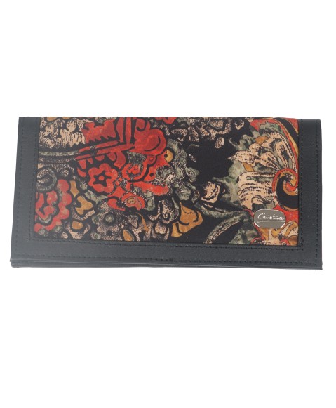 Mobile Spectacle Wallet Set - Black And Red Abstract 
